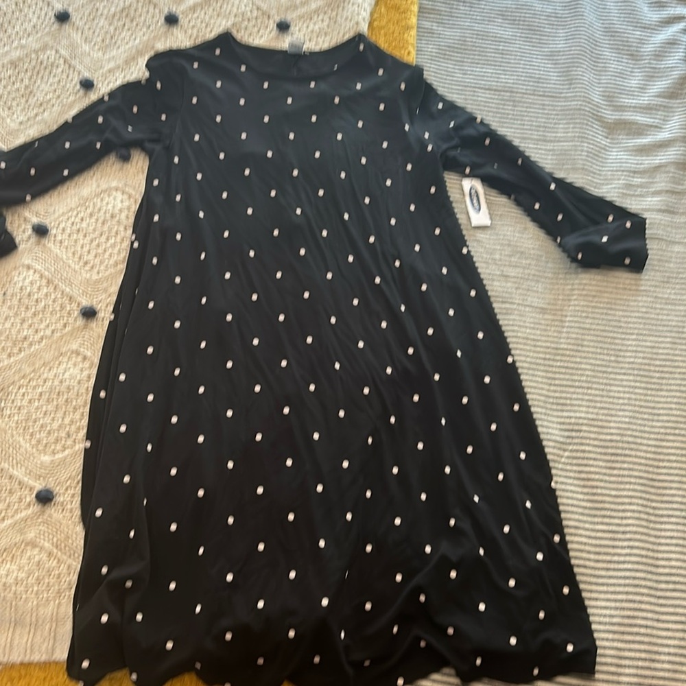 Long sleeved shift dress